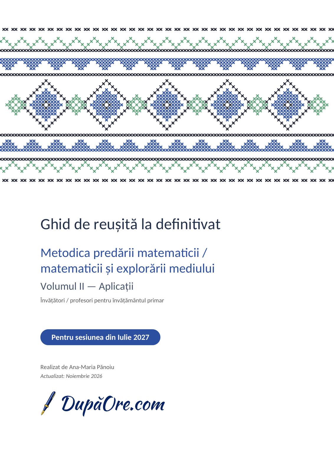 Coperta: Metodica predării matematicii / MEM, Aplicații.